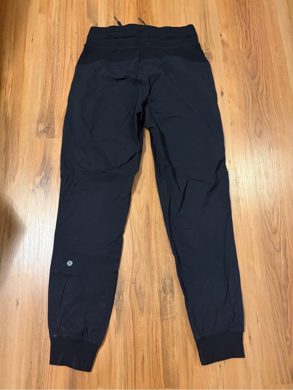 lululemon athletica Black Ribbed-Waist Track Joggers - Picture 2 of 4